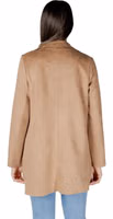 Beige Polyester Trench Coat 2