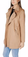 Beige Polyester Trench Coat 4