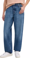 Blue Cotton Mom Jeans 1