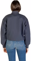 Gray Recycled Polyester Bomber 2