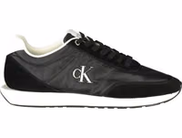 Black Polyester Men Sneaker 1