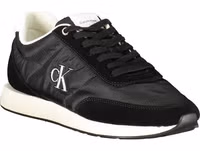 Black Polyester Men Sneaker 2
