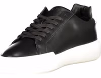 Black Leather Men Sneaker 3