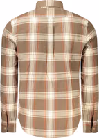 Brown Cotton Men Shirt 2
