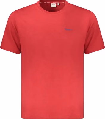 Red Cotton Men T-Shirt