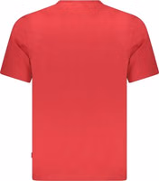 Red Cotton Men T-Shirt 2