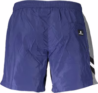 Blue Polyester Men's Swim Boxer 2