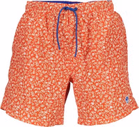 Red Polyester Men's Swim Boxer 1