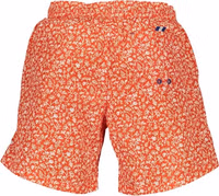Red Polyester Men's Swim Boxer 2