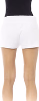 White Cotton Women's Sweatshorts 3