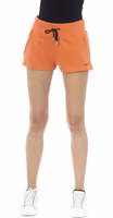 Orange Cotton Women's Sweatshorts 1