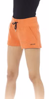 Orange Cotton Women's Sweatshorts 2