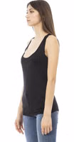 Black Viscose Women Top 2