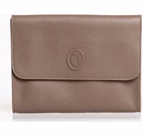 Brown Polyester Men Clutch 1