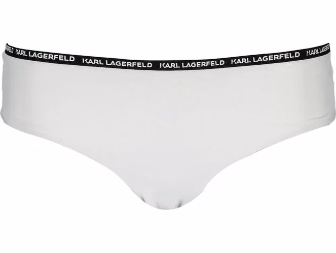 White Polyamide Women's Swim Brief
