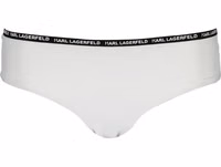 White Polyamide Women's Swim Brief 1