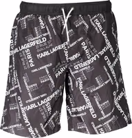 Nero Polyester Men Swimwear Boxer 1