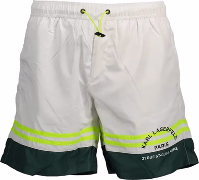 Bianco Polyester Men's Swim Boxer