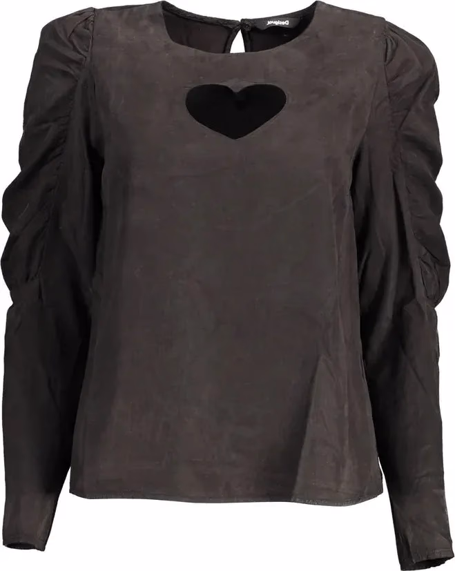 Black Lyocell Women Shirt