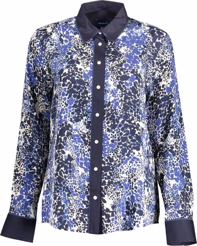 Blu Lyocell Women Shirt