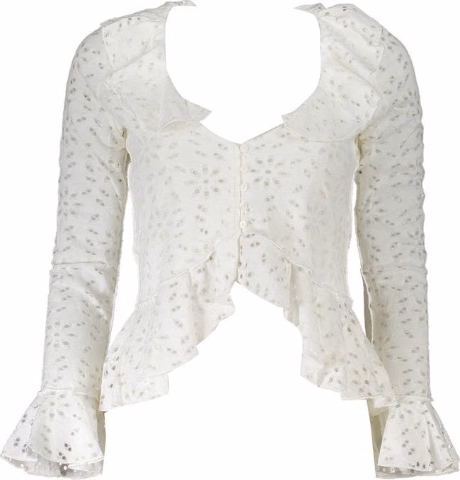Bianco Cotton Women Blouse