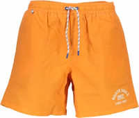 Arancione Polyester Men's Swim Trunk 1