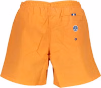 Arancione Polyester Men's Swim Trunk 2