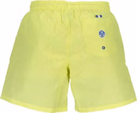 Yellow Polyester Men's Swim Short 2