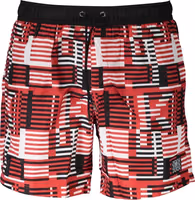 Rosso Polyester Men Swimming Boxer 1
