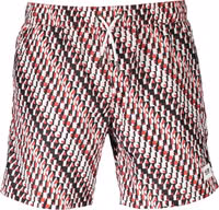 Black Polyester Men's Swim Boxer 1