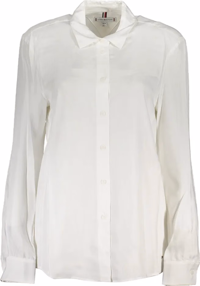 Bianco Viscose Women Shirt