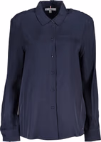 Blue Viscose Women Shirt 1