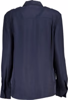 Blue Viscose Women Shirt 2