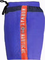 Blue Polyester Men's Swim Trunk 3