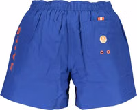 Blue Polyester Men's Swim Trunks 2