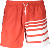 Rosso Poliestere Men's Swim Boxer 1