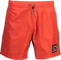 Rosso Polyester Men's Swim Boxer 1