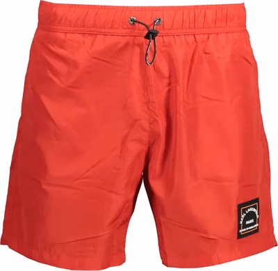 Rosso Polyester Men's Swim Boxer