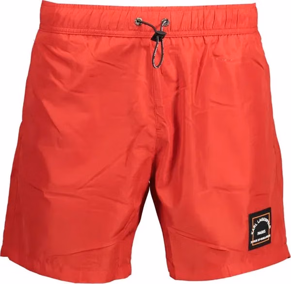 Rosso Polyester Men's Swim Boxer