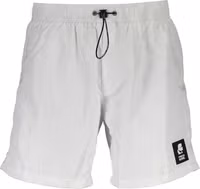 White Polyester Men's Swim Boxer 1