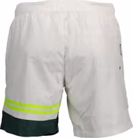 White Polyester Men's Swim Boxer 2