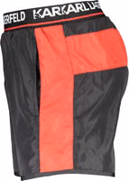 Nero Poliestere Mens Swim Boxer 3