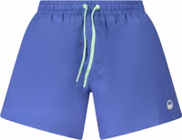 Blue Nylon Men's Swim Boxer 1