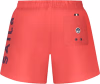Red Nylon Men's Swim Trunk 2