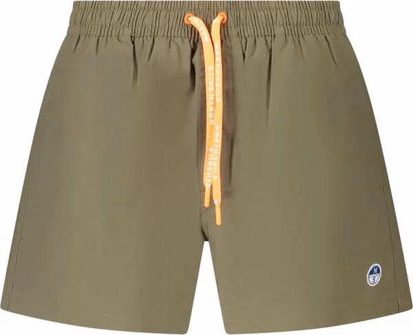 بوكسر سباحة رجالي بالنايلون باللون الأخضر
