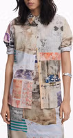 Beige Cotton Women Shirt 1