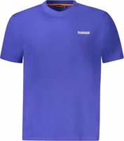Blue Cotton Men's T-Shirt 1
