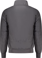 Black Polyester Men Jacket 2