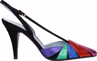Black Leather High Heel Pumps 1