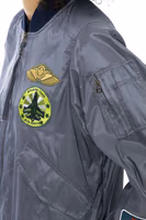 Light Blue Polyamide Women Jacket 4
